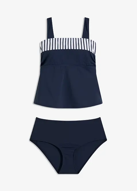 Tankini mit breiteren Tr&auml;gern (2-tlg.Set), bonprix