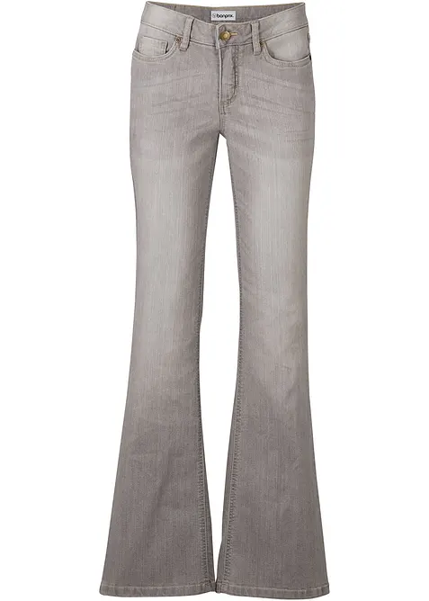 Jean bootcut taille mi-haute, extensible et confortable, bonprix