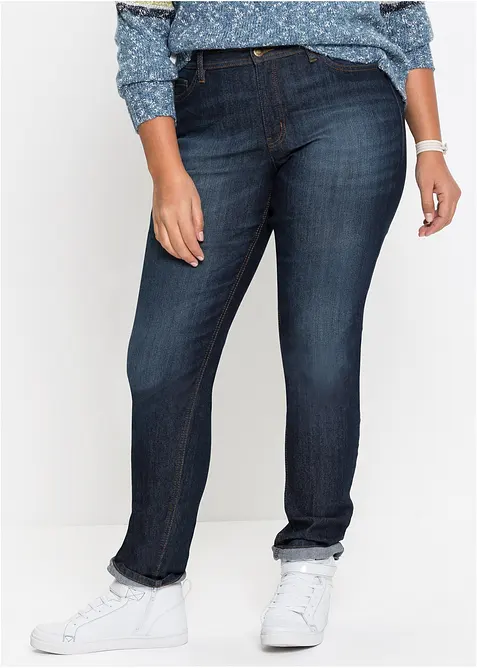 Mom-Jeans Mid Waist, Komfort-Stretch, bonprix