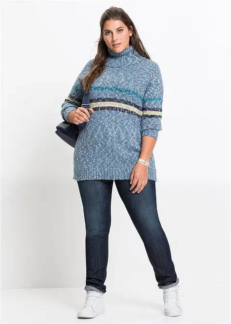 Mom-Jeans Mid Waist, Komfort-Stretch, bonprix