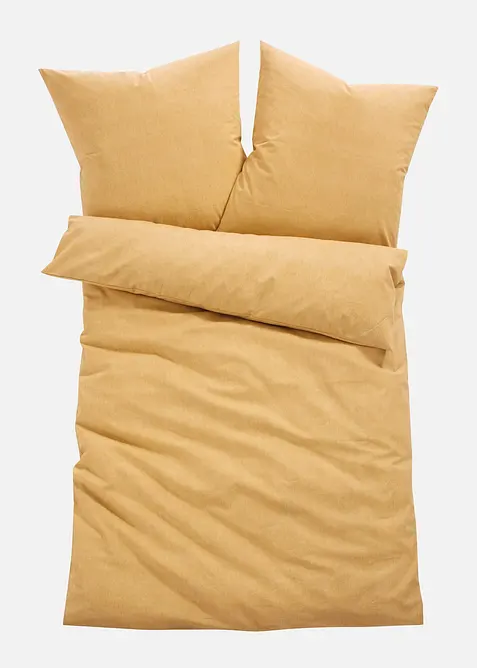 Linon-Bettw&auml;sche in Leinenoptik, bonprix