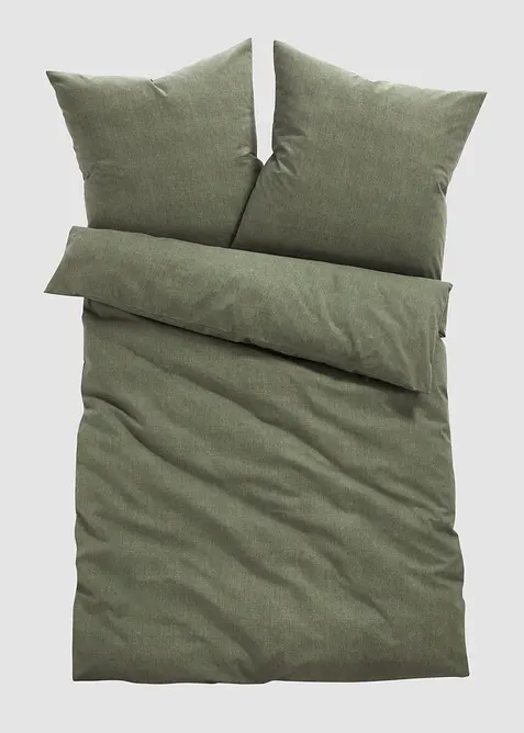 Linon-Bettw&auml;sche in Leinenoptik, bonprix