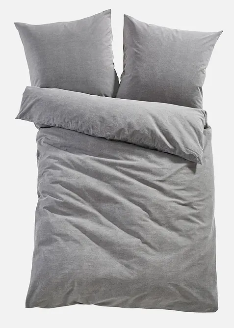 Linon-Bettw&auml;sche in Leinenoptik, bonprix