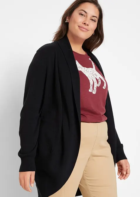 Gilet en fine maille, bonprix