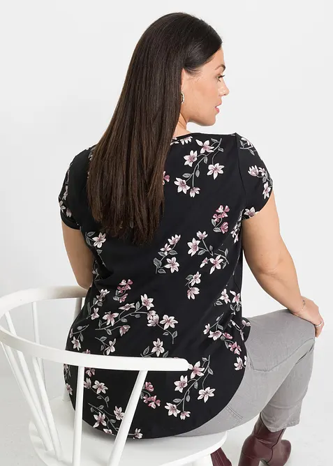 Oversize-Shirt aus Baumwoll-Mix, bonprix