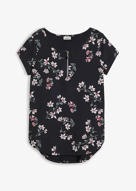 Oversize-Shirt aus Baumwoll-Mix, bonprix