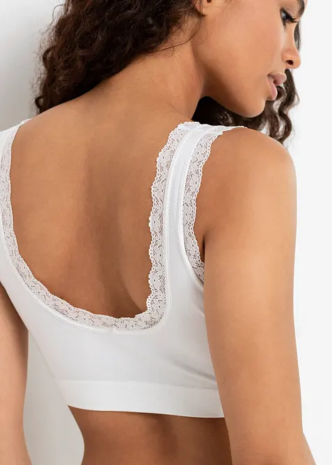 Lot de 2 brassi&egrave;res sans coutures Feel Comfort, bonprix