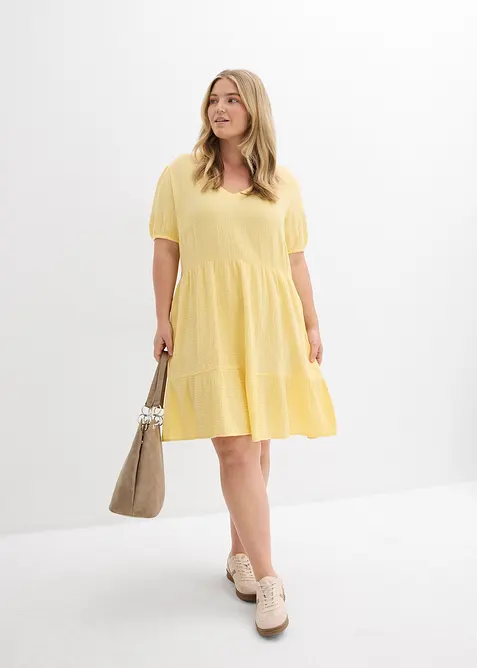 Robe oversize en gaze de coton, bonprix