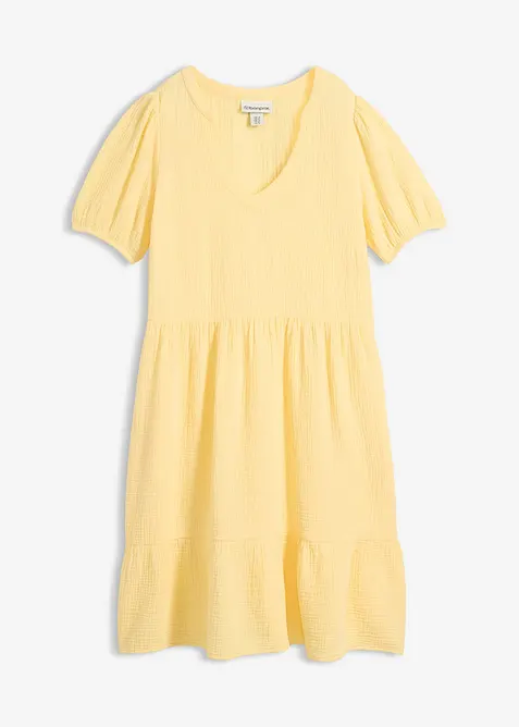 Robe oversize en gaze de coton, bonprix