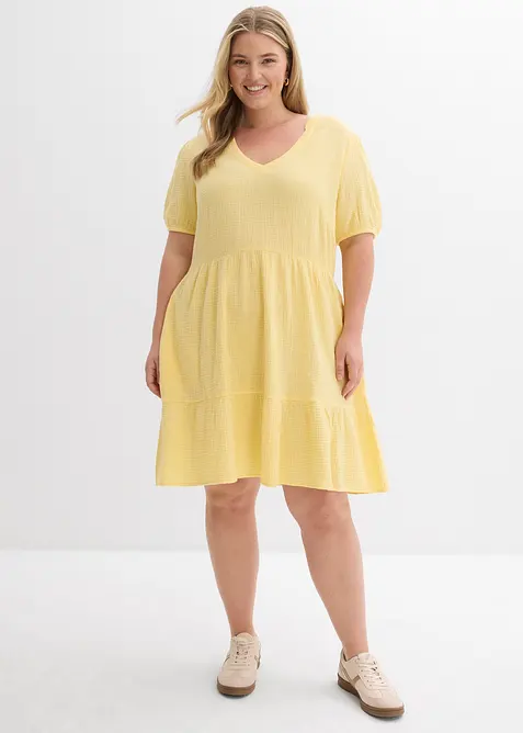 Robe oversize en gaze de coton, bonprix