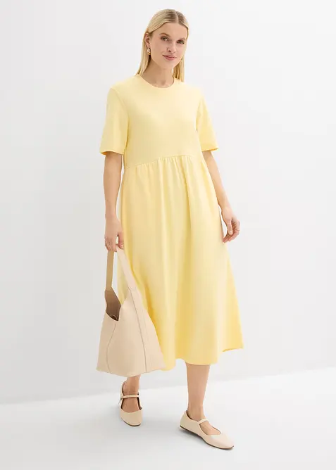 Jerseykleid aus reiner Baumwolle, bonprix