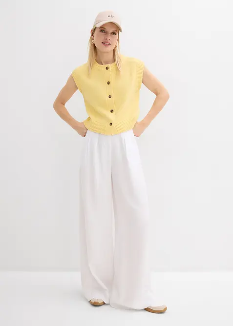 Bundfaltenhose aus flie&szlig;endem Lyocell, bonprix