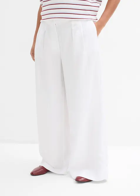 Bundfaltenhose aus flie&szlig;endem Lyocell, bonprix