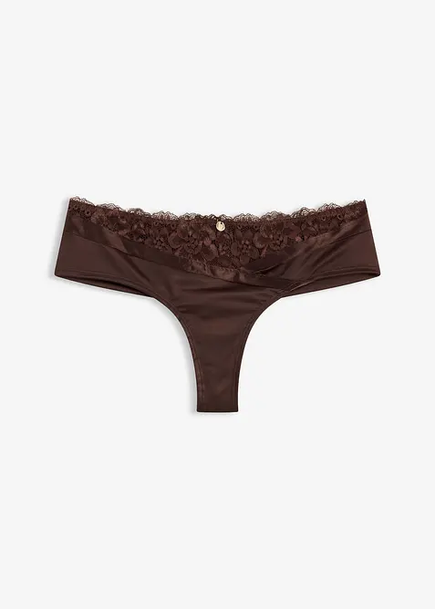 String Panty mit nahtloser Hinterhose, bonprix