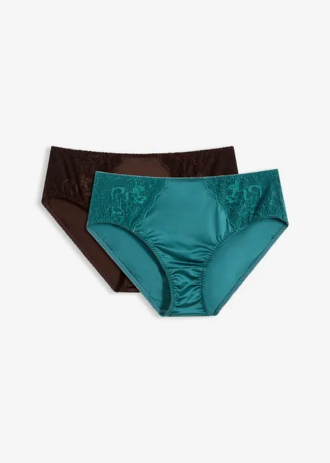 Maxislip mit Glanzeffekt (2er Pack), bonprix