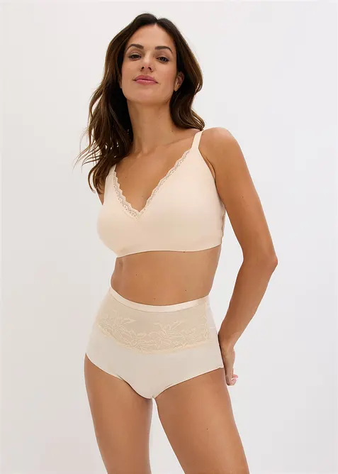 Soutien-gorge Feel Comfort sans armatures, d&eacute;coupe laser, bonprix
