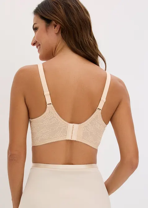 Feel Comfort Lasercut BH ​ohne B&uuml;gel mit Spitze, bonprix