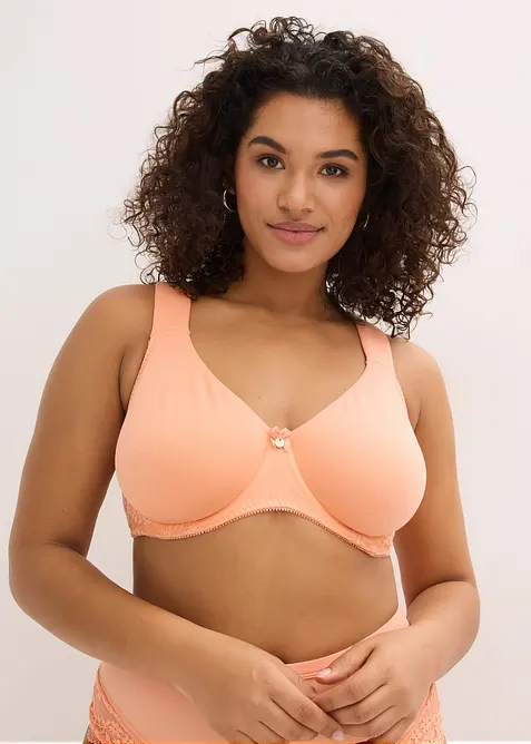 Lot de 2 soutiens-gorge coton moul&eacute;s &agrave; armatures, bonprix