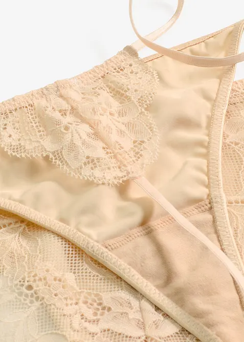 Hipster+ Tanga String mit weicher Spitze (2er Pack), bonprix