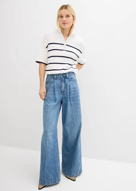 Troyer mit Baumwoll-Anteil, bonprix