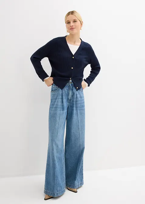 Strickjacke aus softem Viskose-Mix, bonprix