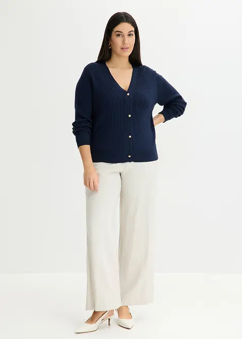 Gilet en maille douce, bonprix