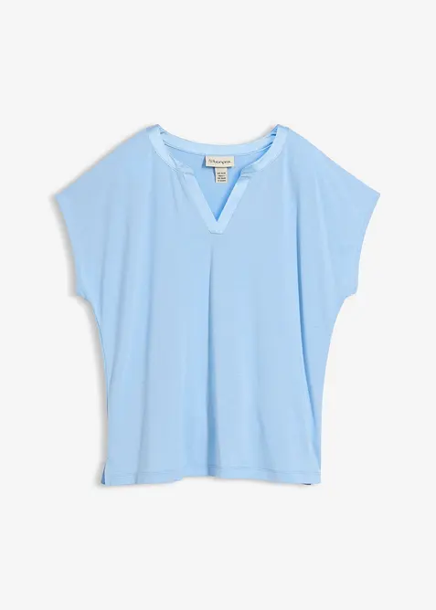 Shirt mit Satinkante, bonprix