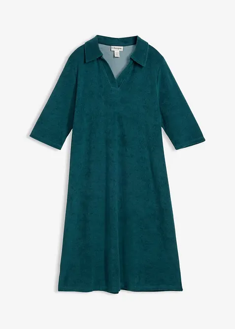 Robe midi avec col polo, bonprix