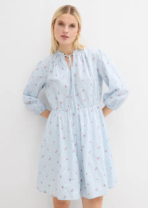 Minikleid aus reiner Baumwolle, bonprix