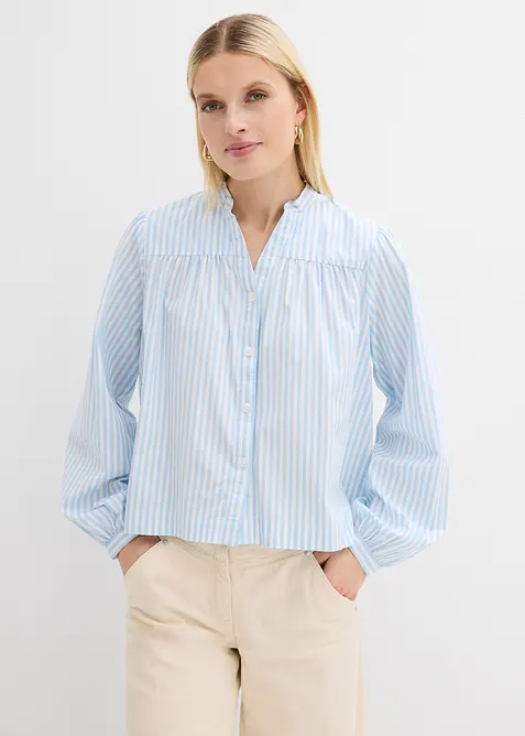 Bluse aus festem Popeline, bonprix
