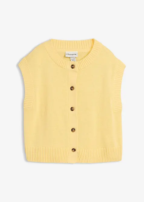 Gilet sans manches en maille, bonprix