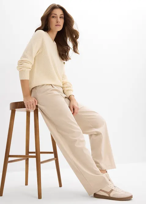 Barrel-Hose mit hohem Bund, bonprix