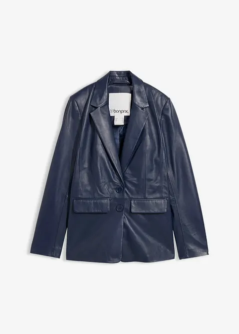 Blazer en cuir d&rsquo;agneau nappa, bonprix