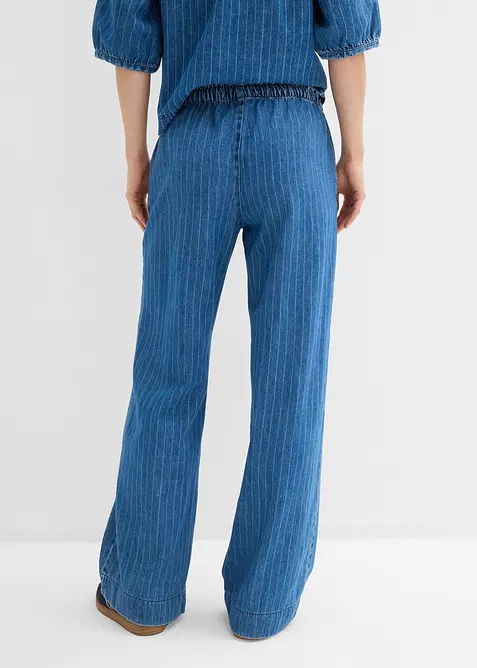 Pull On Wide-Leg-Jeans, bonprix
