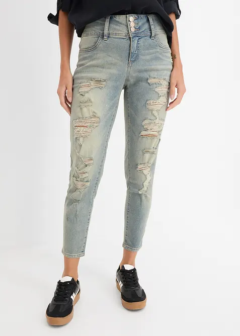 Jean skinny taille haute, extensible, bonprix
