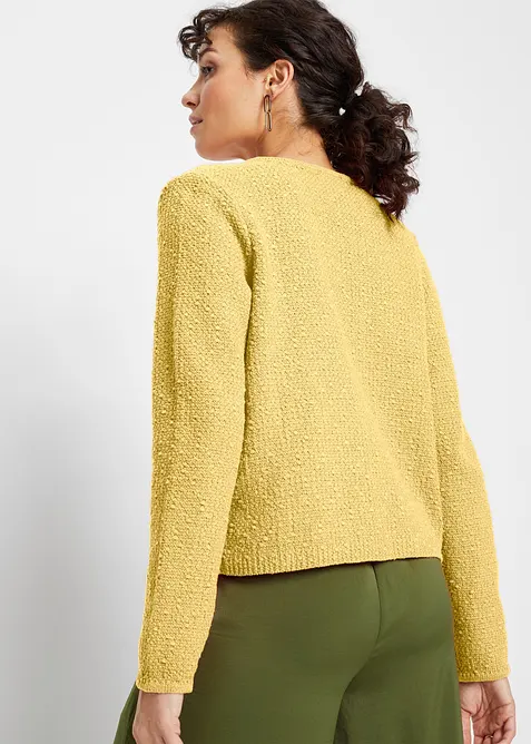 Boucl&eacute; Strickjacke, bonprix