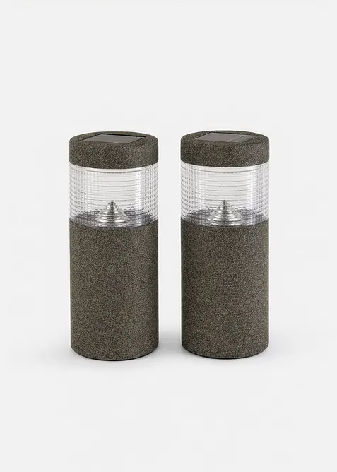Solar Dekoleuchte Weg Beleuchtung (2er Pack), bonprix