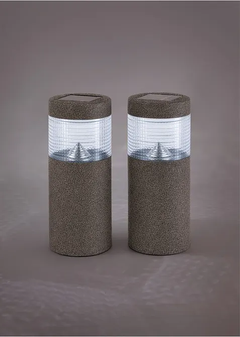 Solar Dekoleuchte Weg Beleuchtung (2er Pack), bonprix