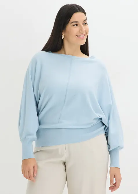Pullover mit Fledermaus&auml;rmeln, bonprix