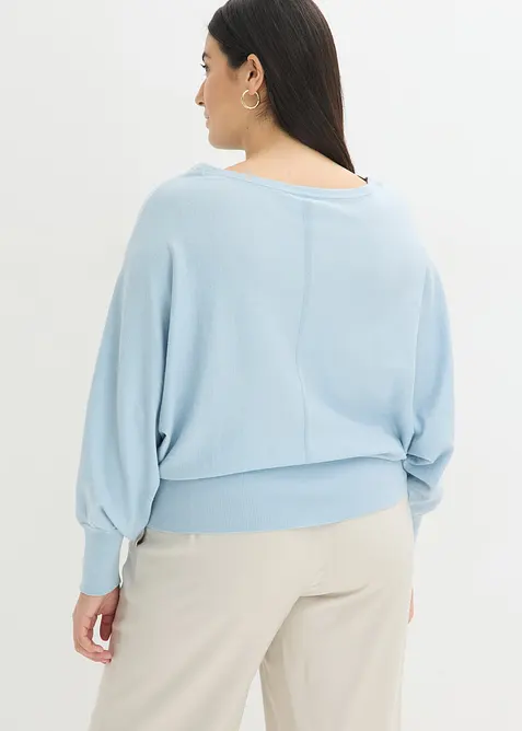 Pullover mit Fledermaus&auml;rmeln, bonprix