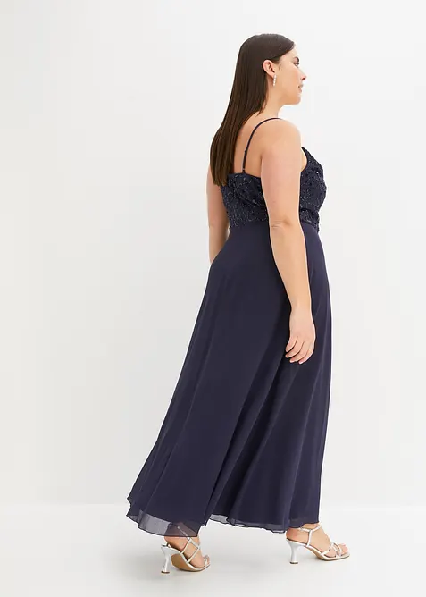 Tr&auml;gerkleid mit Paillettenstickerei, bonprix