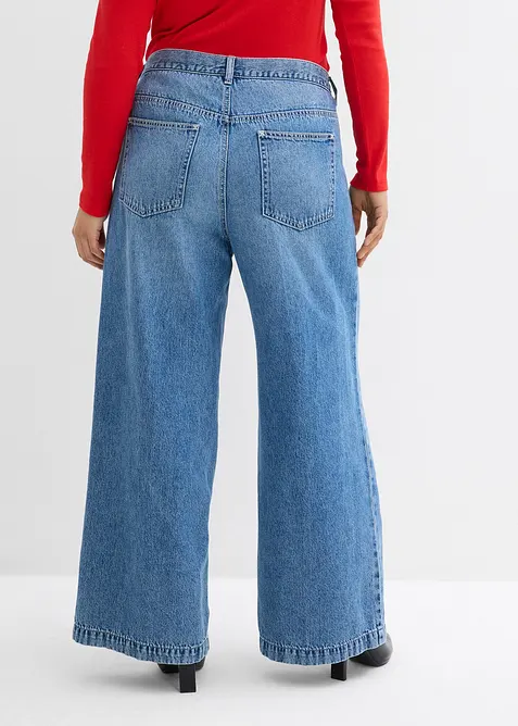 Super Wide Palazzo-Jeans, bonprix