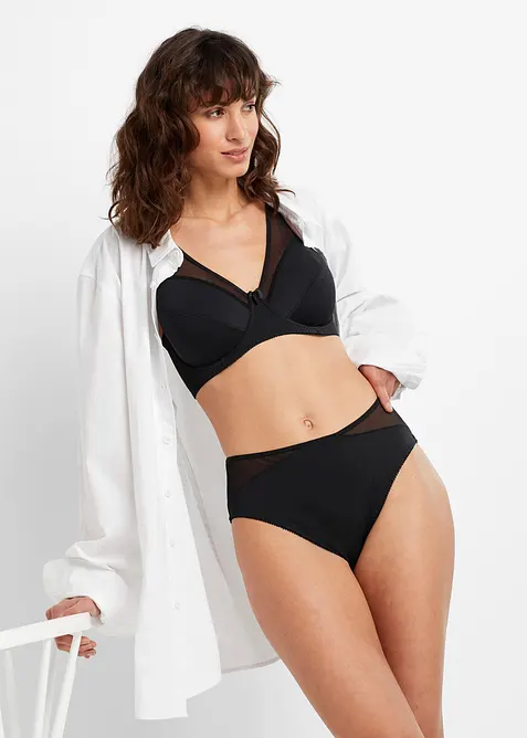 B&uuml;gel-BH mit Mesh (2er Pack), bonprix