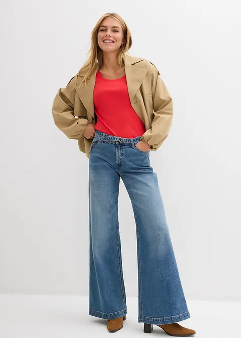 Langarmshirt aus reiner Bio-Baumwolle, bonprix