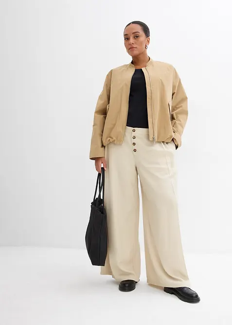 Langarmshirt aus reiner Bio-Baumwolle, bonprix