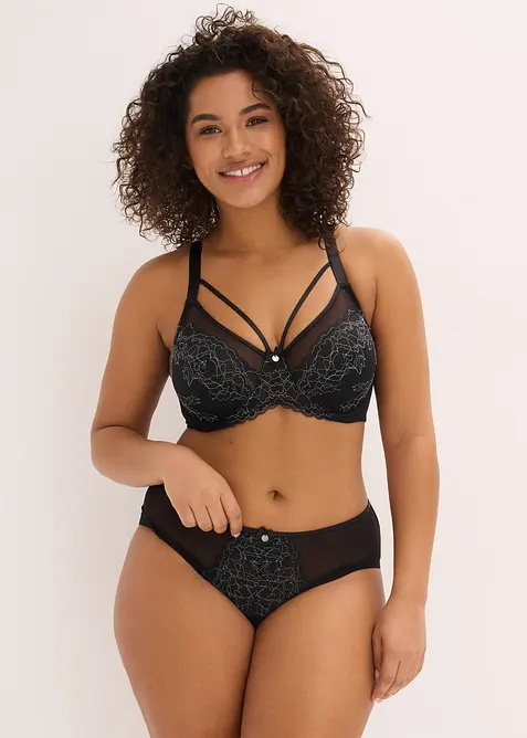 Slip maxi avec dentelle, bonprix