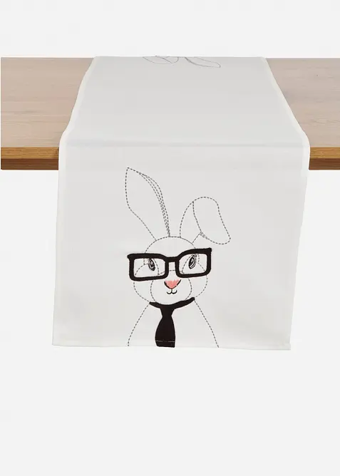 Tischl&auml;ufer mit Hasen Stickerei, bonprix
