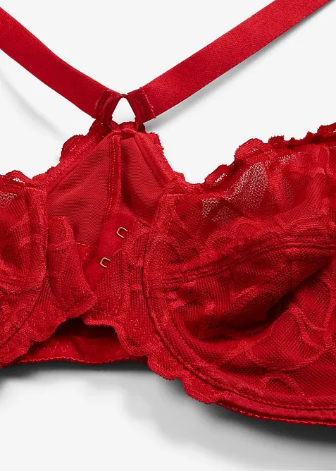 Soutien-gorge agraf&eacute; devant avec dentelle, bonprix