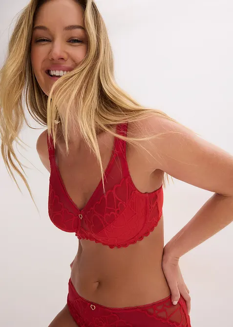 Soutien-gorge minimiseur &agrave; bretelles rembourr&eacute;es, bonprix