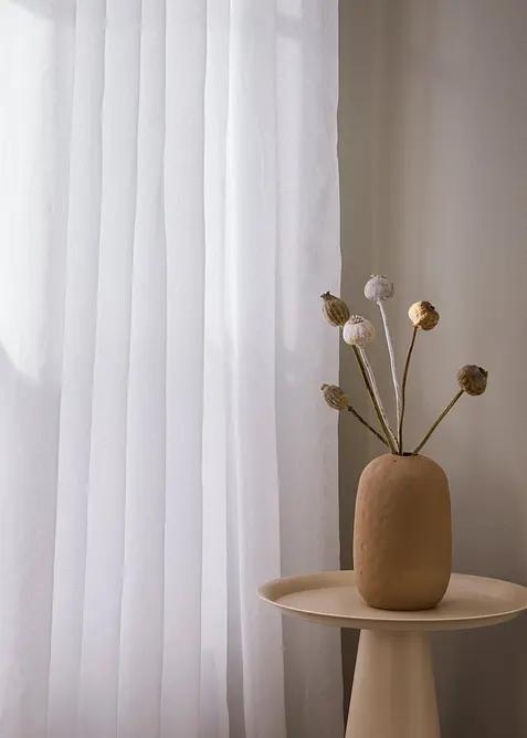 Gardine mit feiner Struktur, auch in extralang (1er Pack), bonprix